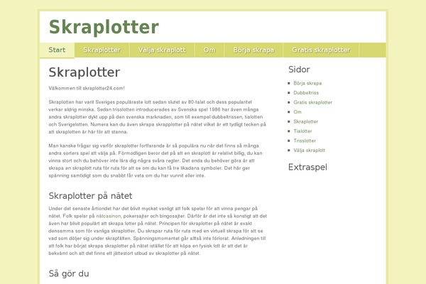 Greenleaf theme site design template sample