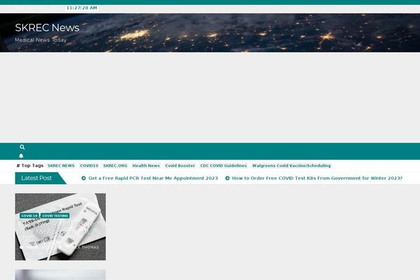 Newsup theme site design template sample
