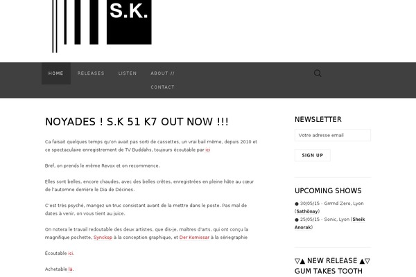 Suits theme site design template sample