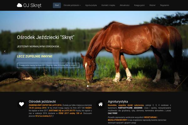 Flat Theme theme site design template sample