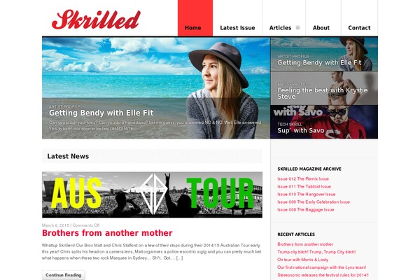 Assemble theme site design template sample