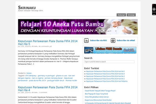 Site using CommentLuv plugin