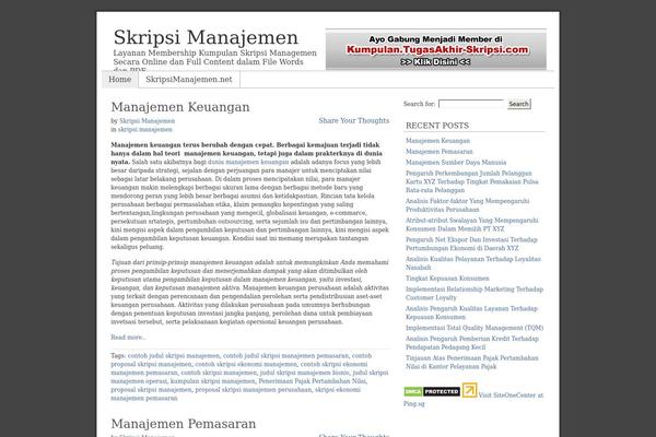 skripsimanajemen.net site used Frugal