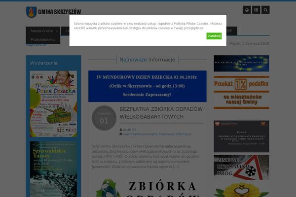 Site using Britanews-page-builder plugin