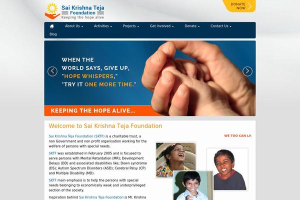 Site using iFeature Slider plugin