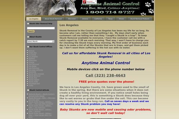 skunkremovals.com site used Aacbannerpro1wp