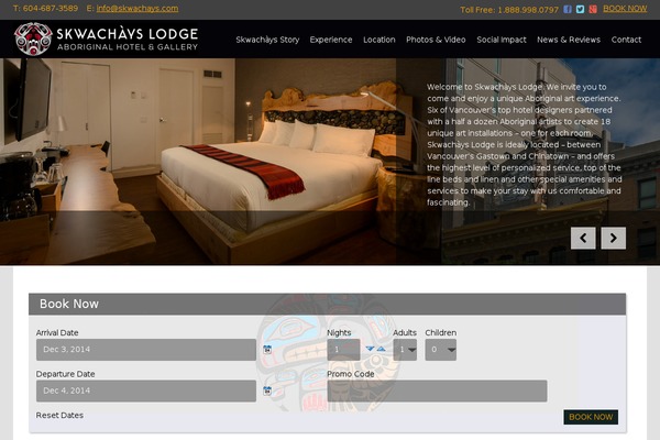 Site using Dreamgrow Scroll Triggered Box plugin
