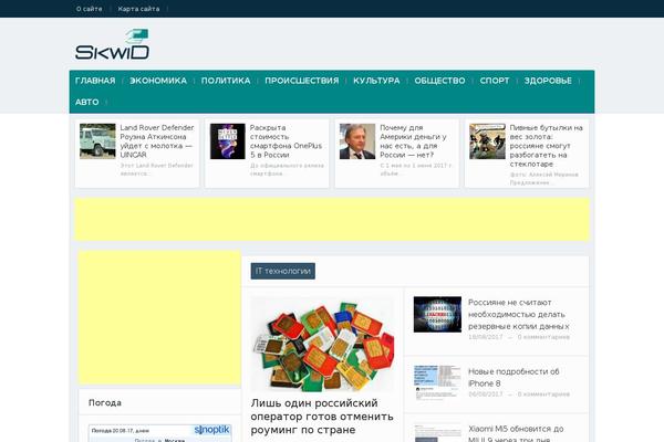 Alpha theme site design template sample
