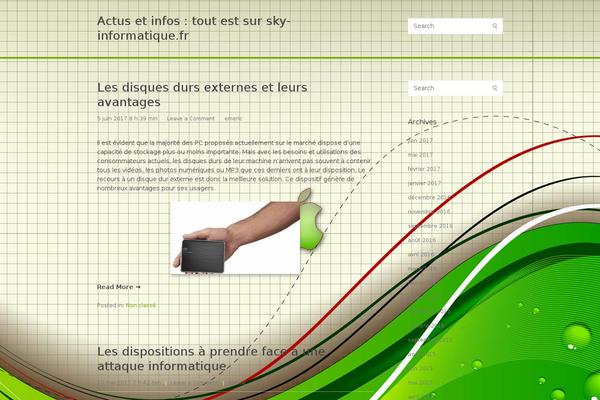 Chiron theme site design template sample