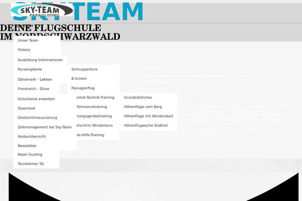 Impreza Child theme site design template sample