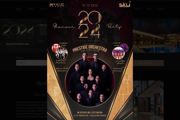 Soho Hotel theme site design template sample