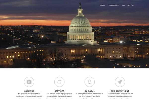 Destro theme site design template sample