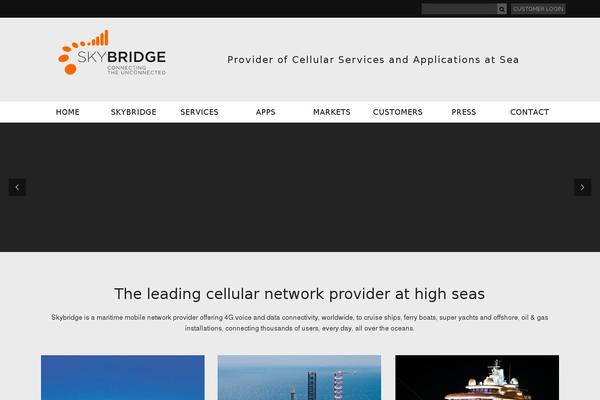 skybridge-corp.com site used Skytheme