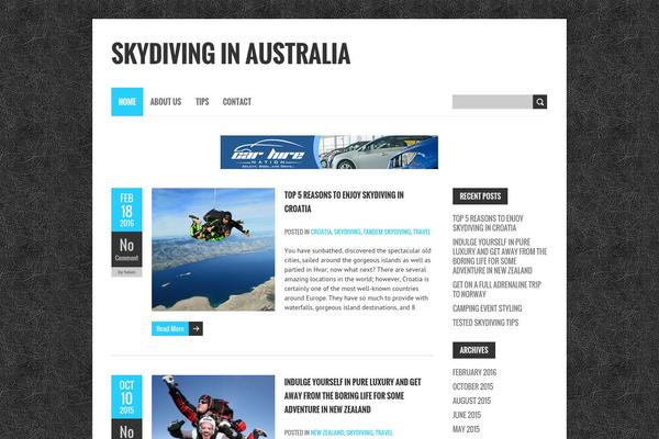 BoldR Lite theme site design template sample