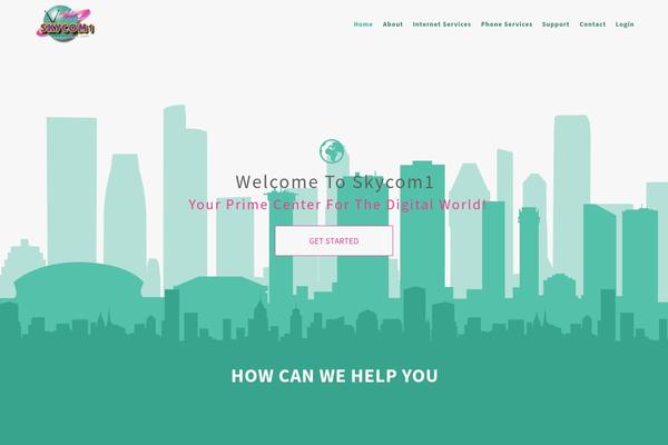 Ibuki theme site design template sample