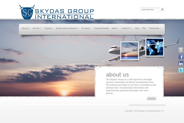 eStore theme site design template sample