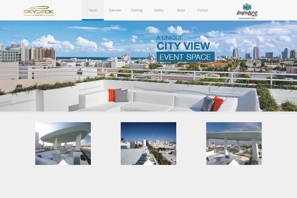 Ventus theme site design template sample