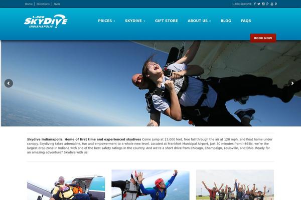 Elements theme site design template sample