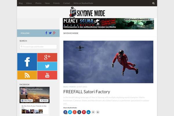 Site using Facebook Page Promoter Lightbox plugin
