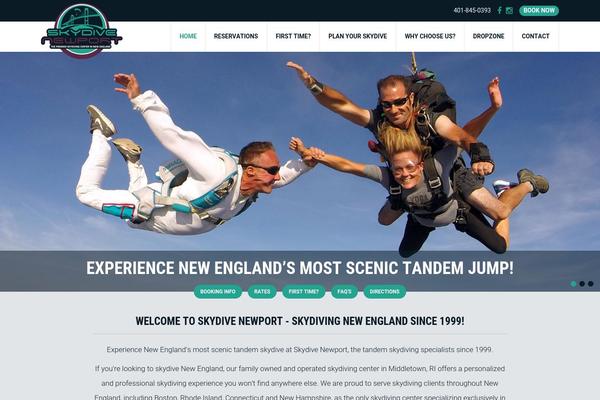 skydivenewport.com site used Luxuos1.7.3