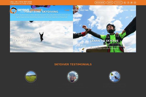 Dz theme site design template sample