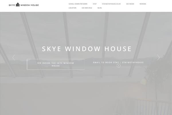 Visia theme site design template sample