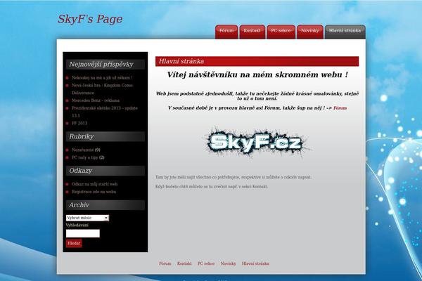 CW Red theme site design template sample