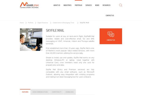 skyfile.com site used Marlink