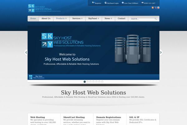 Supermassive theme site design template sample