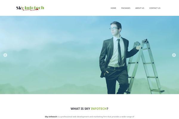 Optima theme site design template sample