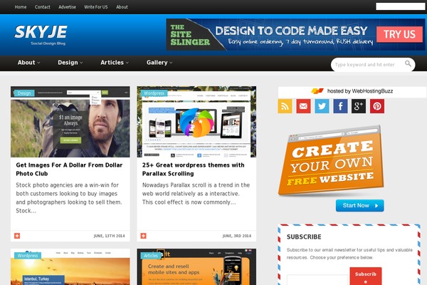 Site using Simple-urls plugin