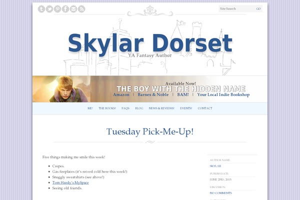 Site using Event List plugin