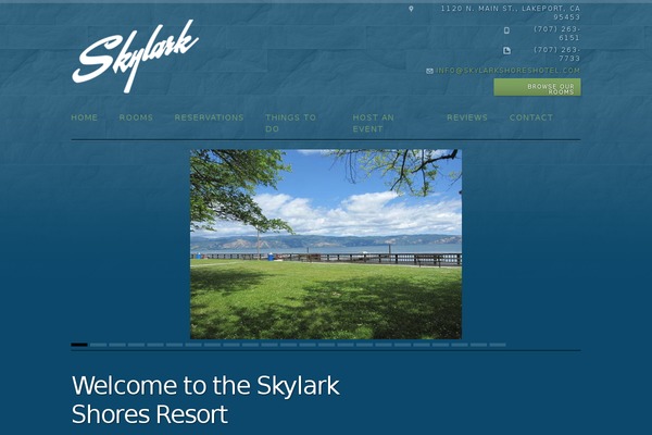 Slate theme site design template sample
