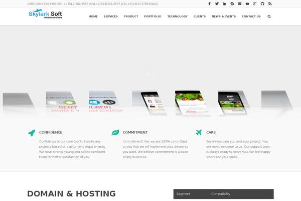 skylarksoft.com site used Aagan