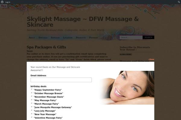 Koi theme site design template sample