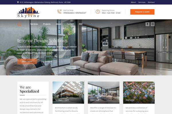 Hnk theme site design template sample