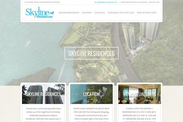 Restaurant theme site design template sample