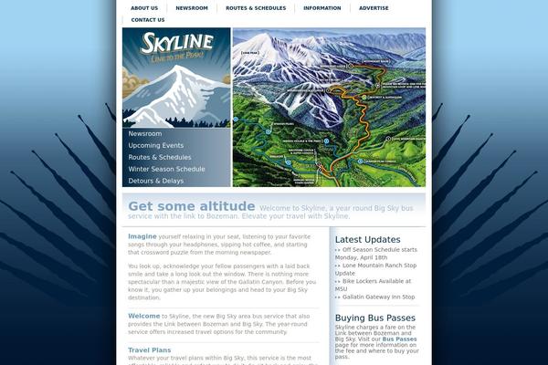 Gazette theme site design template sample