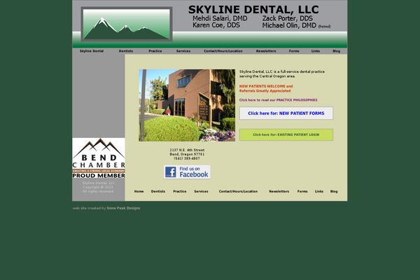 Typebased theme site design template sample