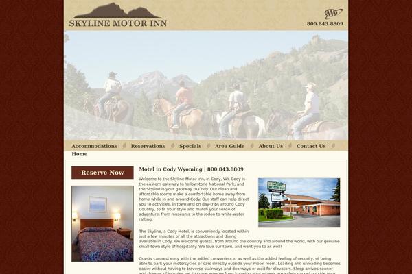 Skyline theme site design template sample