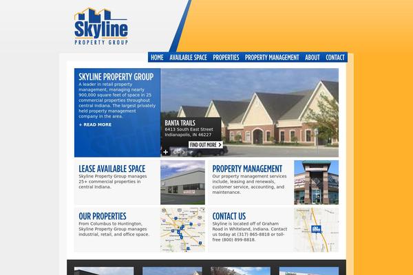 Skyline theme site design template sample