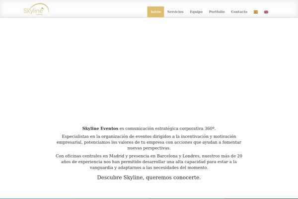 skylineventos.com site used Themebase