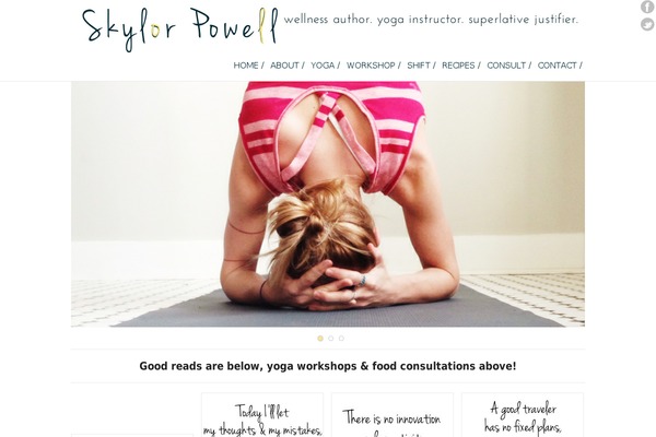 Tarali theme site design template sample