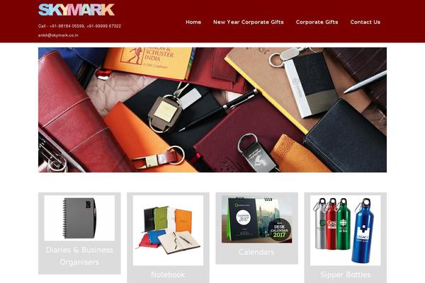 Customify theme site design template sample