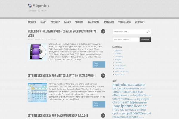 Diver theme site design template sample