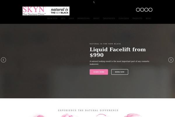 Mineral theme site design template sample