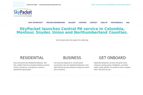 skypacket.net site used Frover