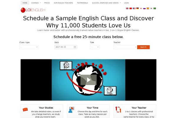 skypeenglishclasses.com site used Loi-english