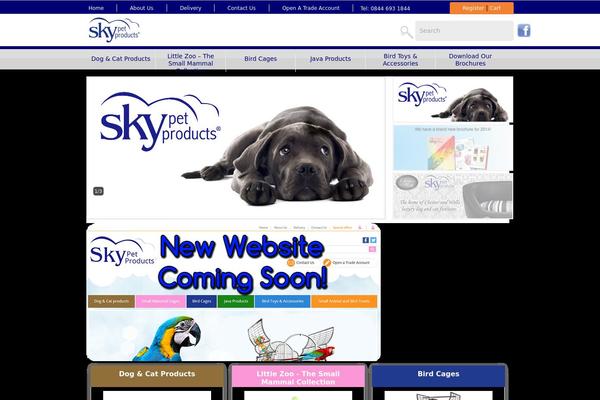 Pet theme site design template sample