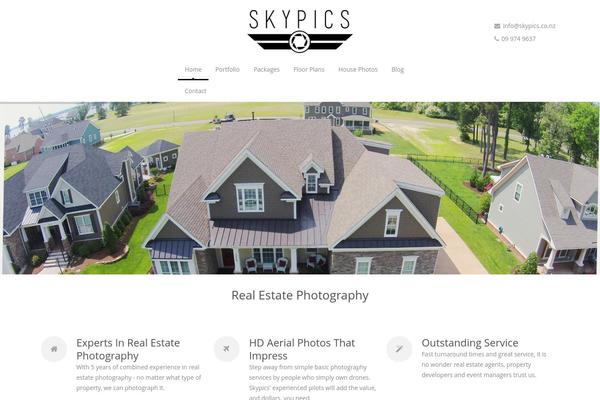 Astrum theme site design template sample
